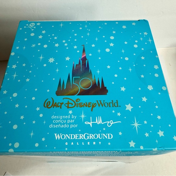 NWT. Disney WDW 50th Kingdom Of Cute Wonderground Teacups Figurine Disney Parks - Picture 11 of 11